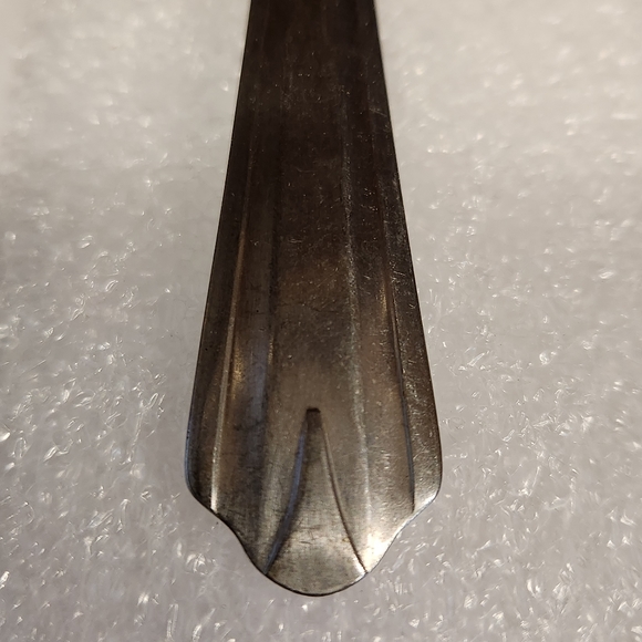 HB CO HBC1 PATTERN SOLID STAINLESS 2 SERVING SPOONS AND 1 TEASPOON - Picture 2 of 3